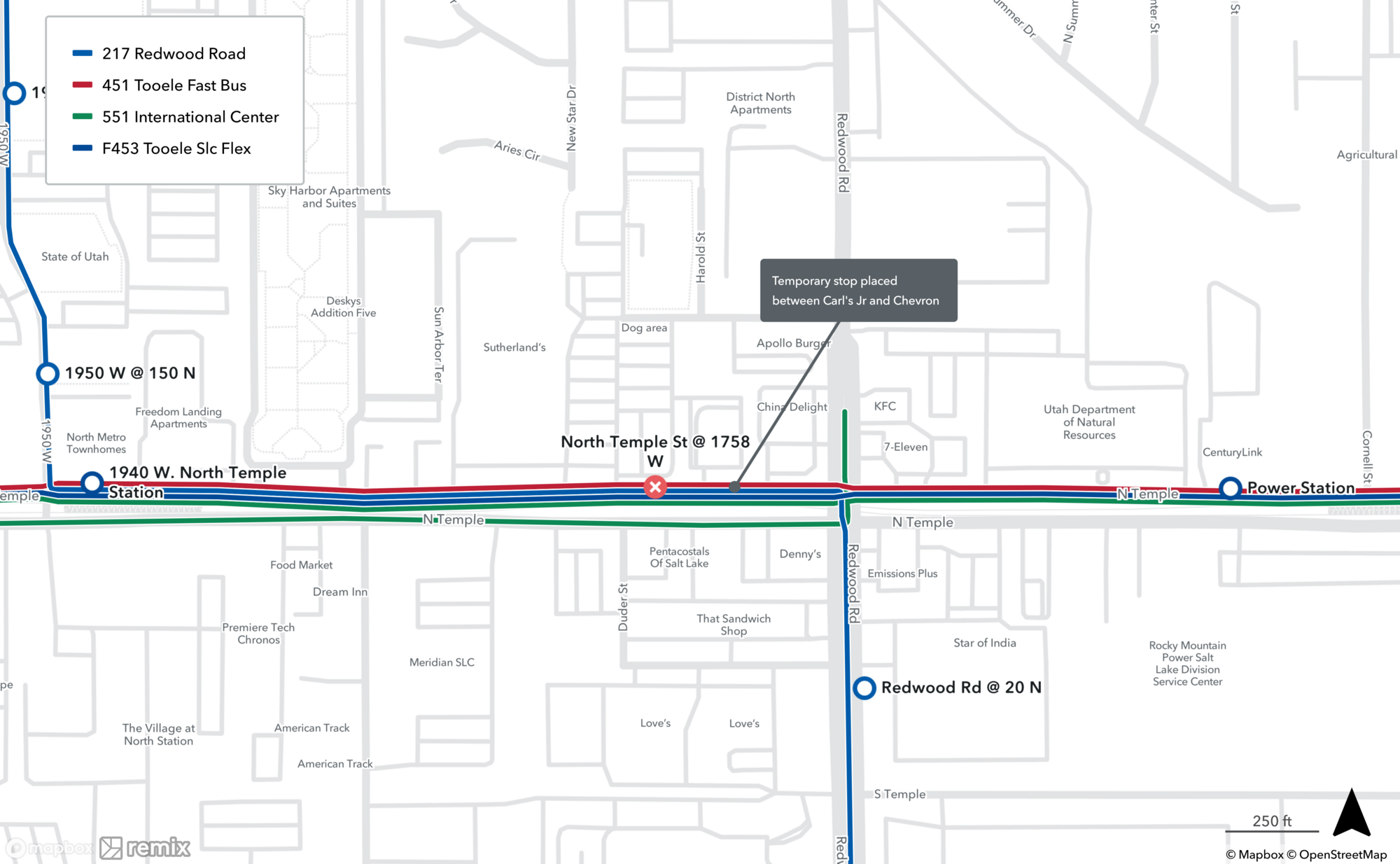 Multi Route Stop Closure
