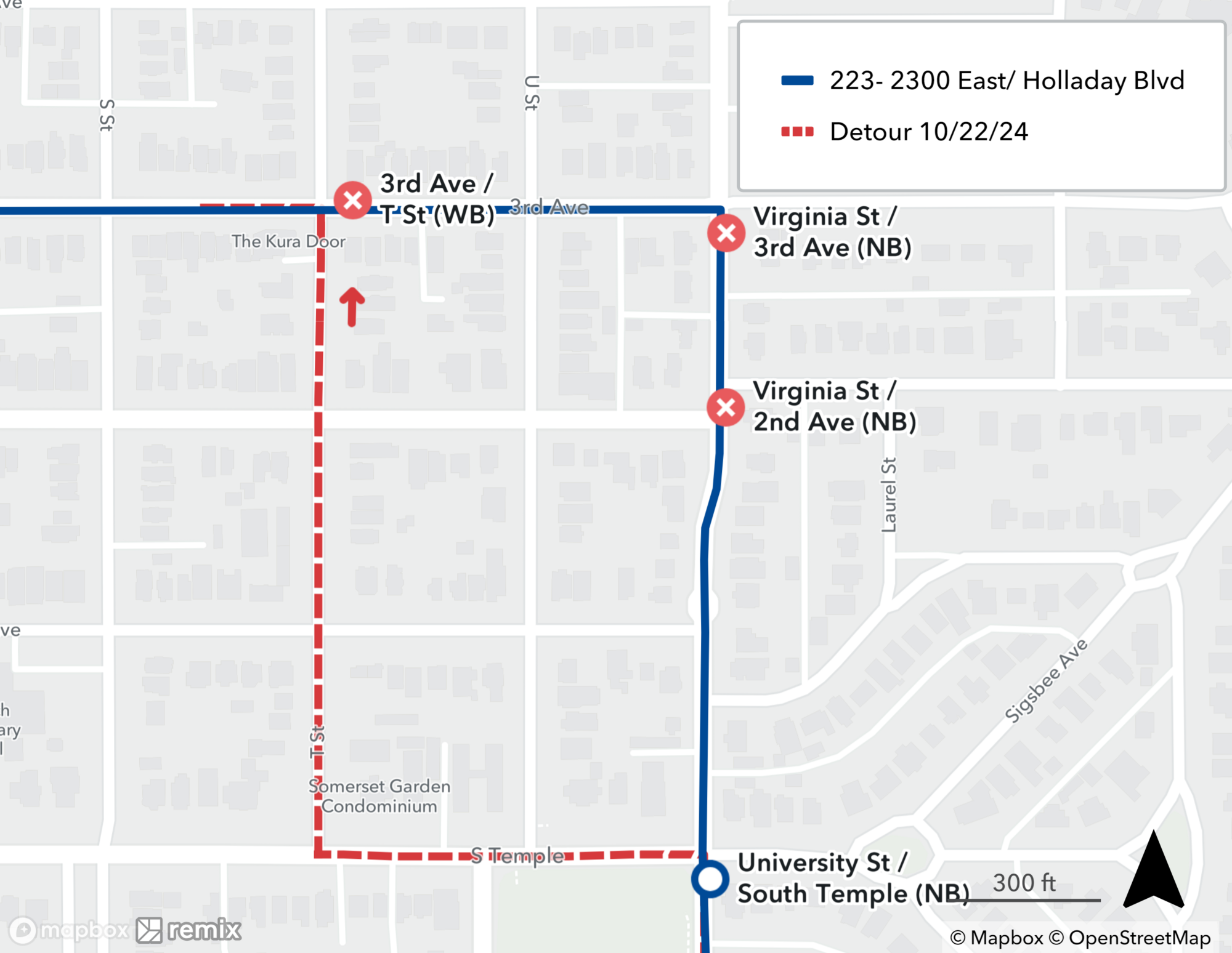 Route 223 Detour Map October 22nd, 2024