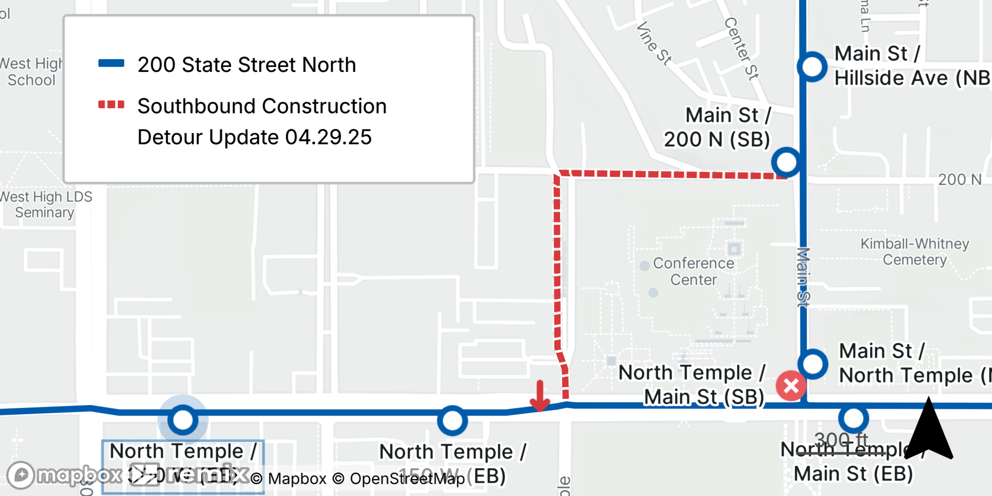 Route 200 Detours - 04/29/25