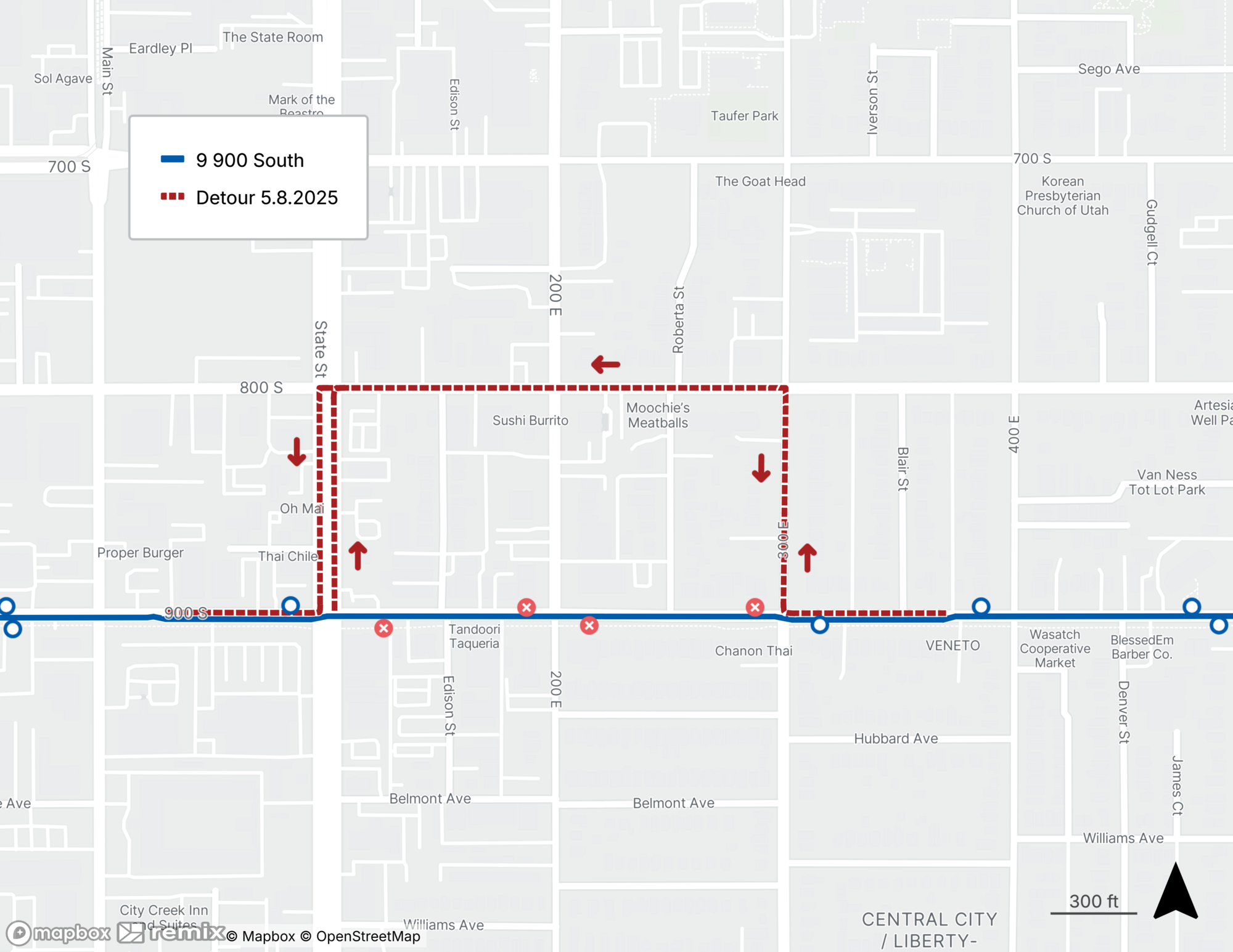 Route 9 Detour 