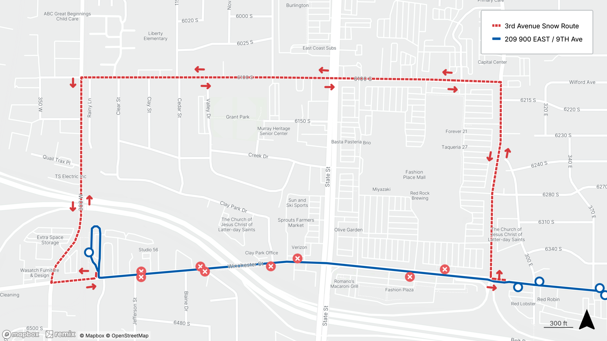 Route 209 Detour Map 06.25.2025