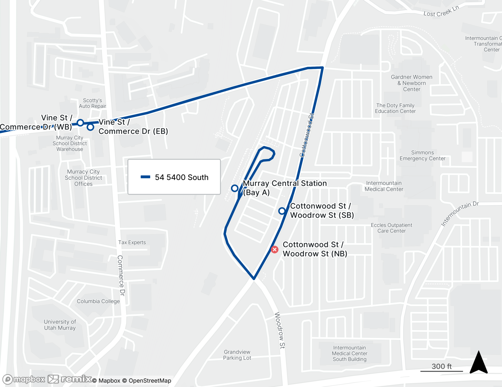 Temporary Stop Closure 8/8/2025