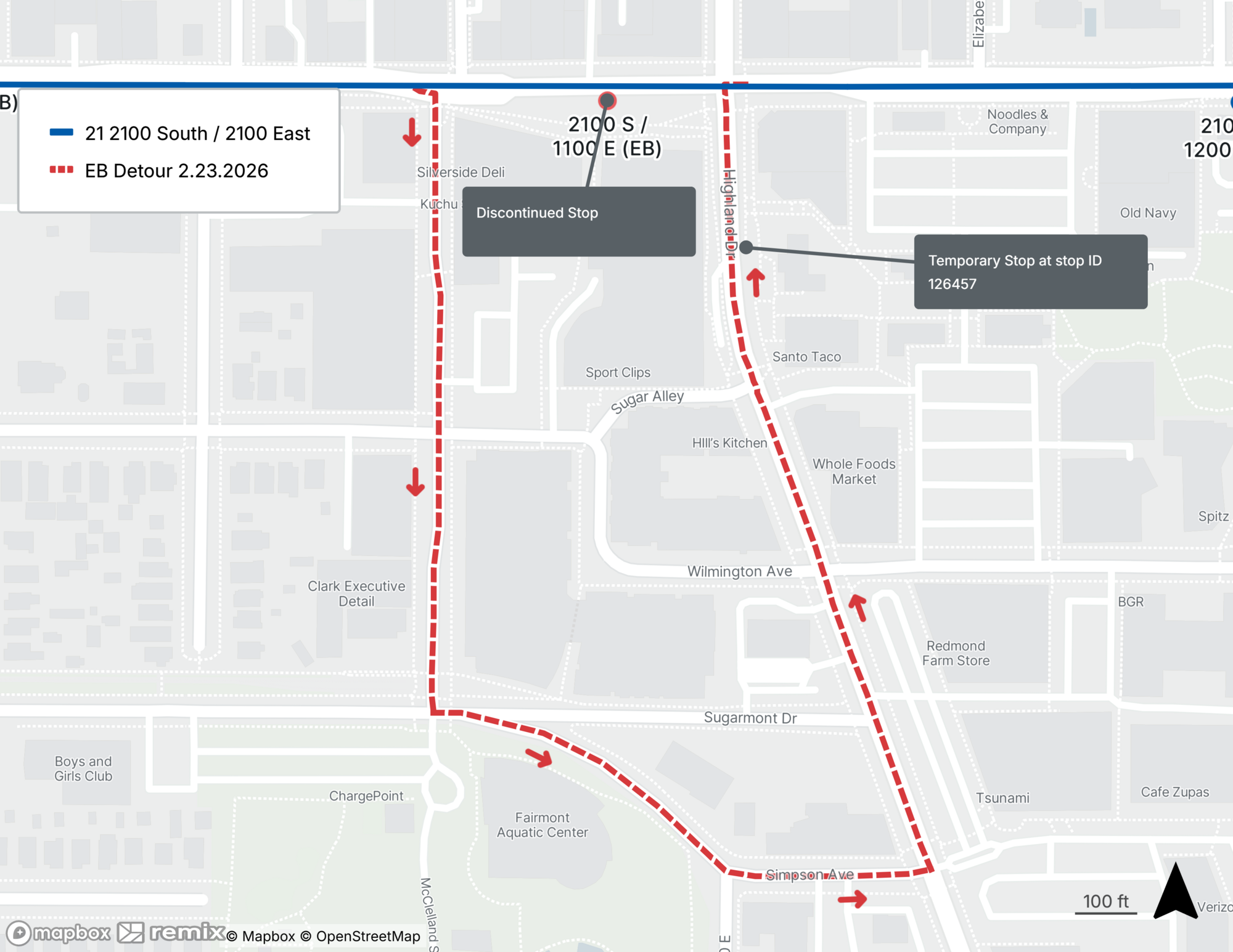 Detour 2/23/2026