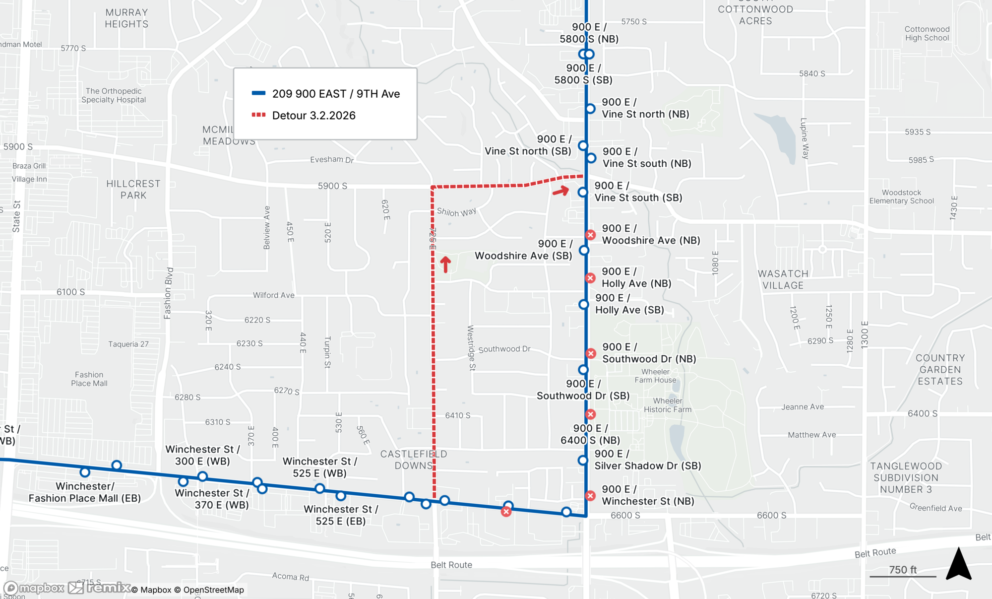 Route 209 Detour