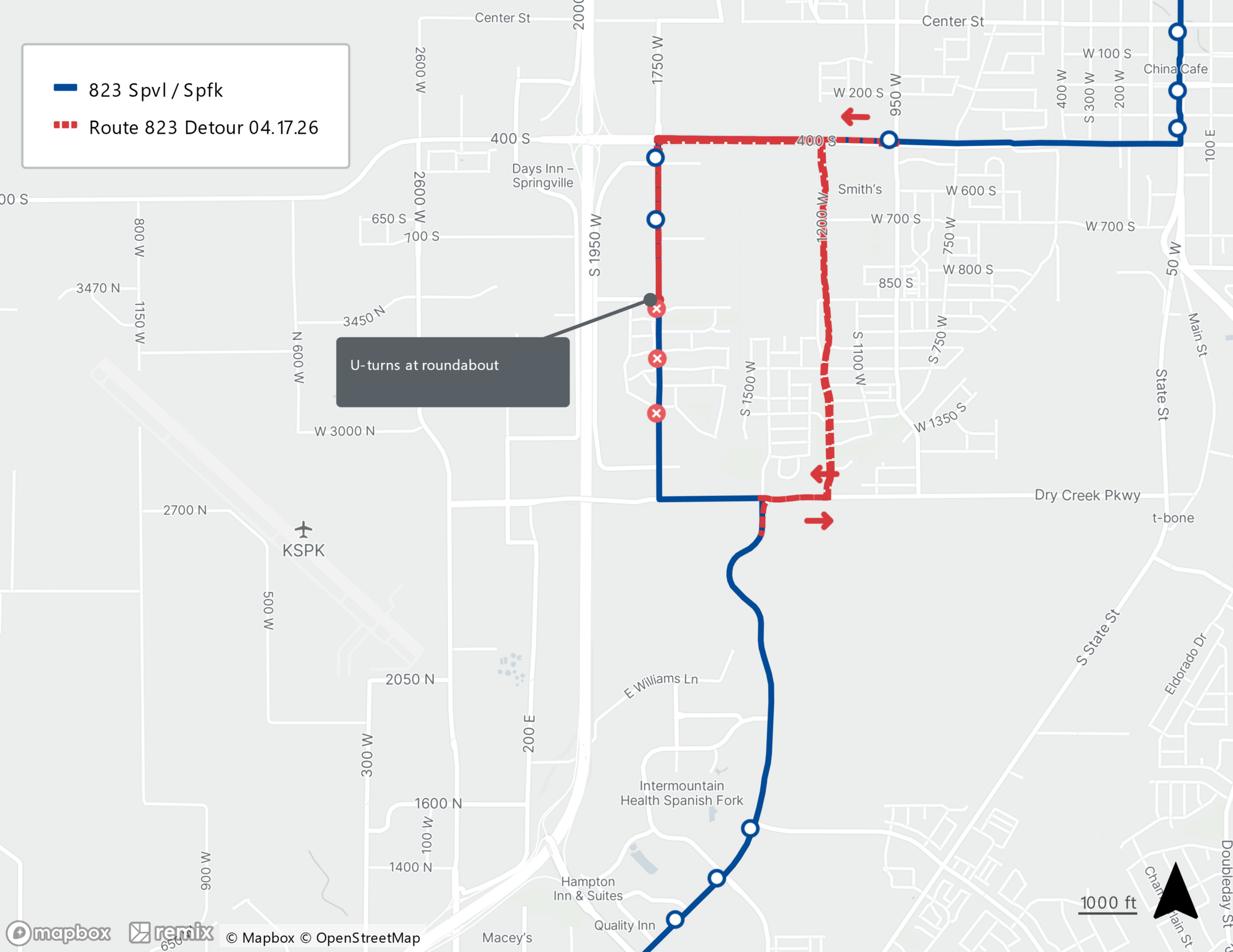 Route 823 Detour 4.17.26