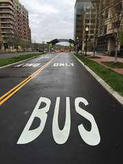 Bus-only lane
