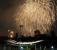fireworks over long bridge