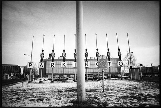 Black and white parkington