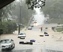 Carts Flooding