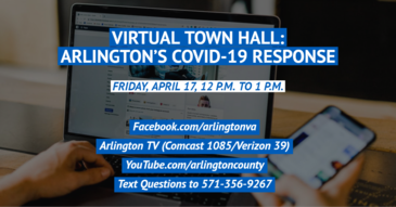virtual town hall flyer