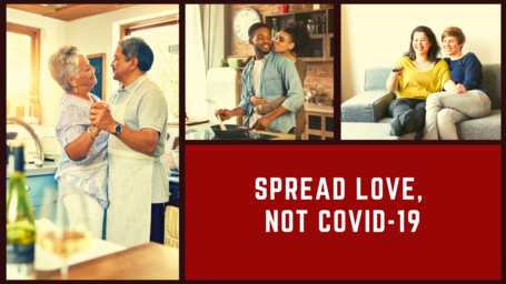 spread love not covid