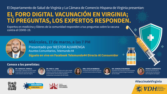 Vacunación en Virginia: Tú preguntas, los expertos responden