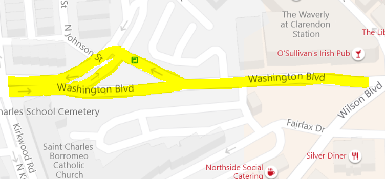 Wash Blvd & 13th St project map