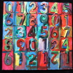 Artist-Inspired! Jasper Johns Numbers Art To Go Box