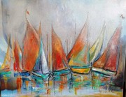 Colorful Sails by Vicki Doyle