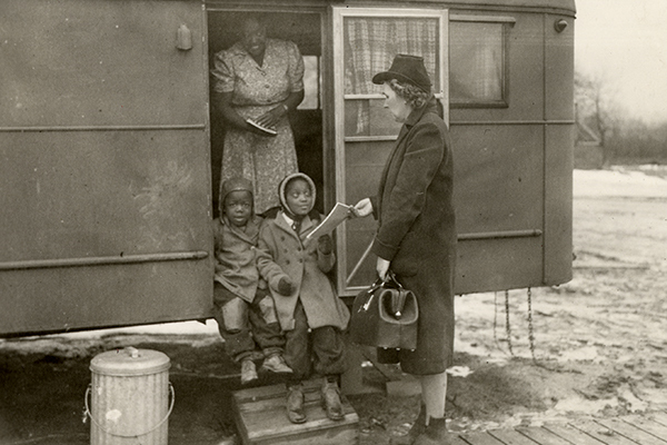 Black residents displaced by construction of the Pentagon, circa 1942