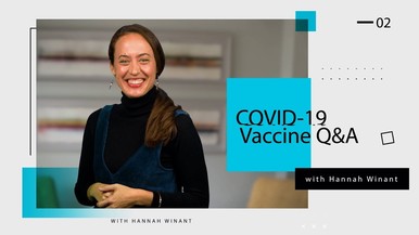 woman smiling in youtube still image