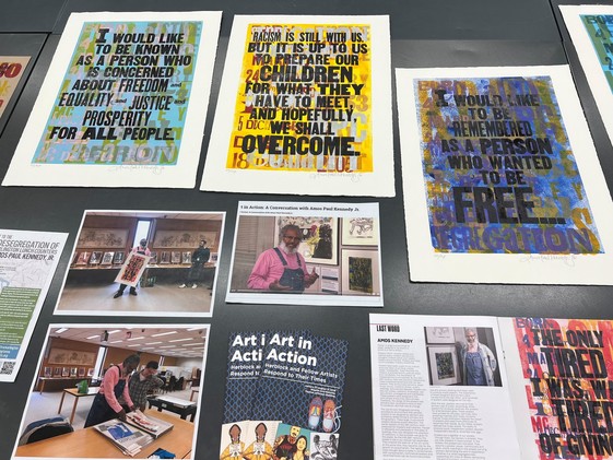 Amos Paul Kennedy, Jr.'s Arlington's Lunch Counter Sit-ins commemorative print portfolio
