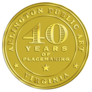 40th Anniversary of Arlington Public Art official seal