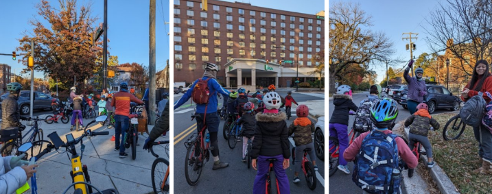 Images of the Bicibus adventure