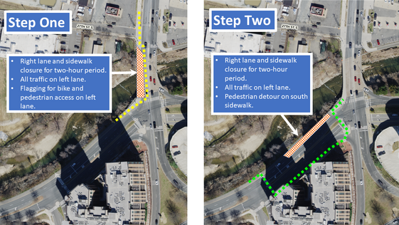 Shirlington Ped Bridge - Tree Work
