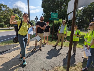 Arlington County staff at S George Mason Drive audit