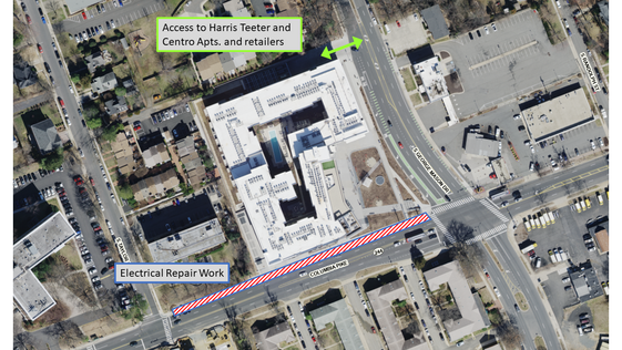 CP Harris Teeter Driveway
