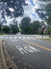 School slow zones pilot showcasing an installation