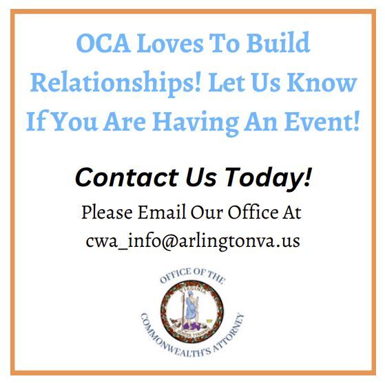 OCA loves building relationships graphic