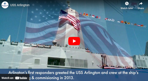 USS Arlington vid