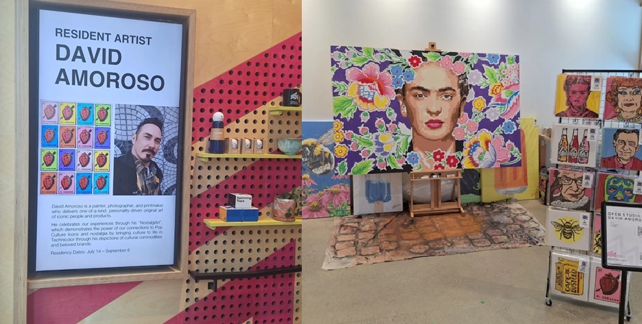 David Amoroso, Current Artist in Residence at the Innovation Studio + Store