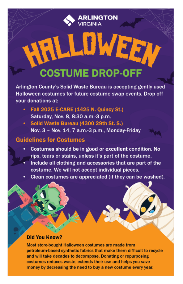 Halloween Costume Drop-Off Flyer