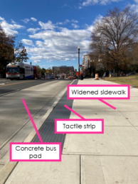 Columbia Pike Bus Pad Diagram