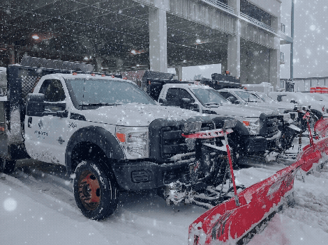 Snow Plow Fleet GIF