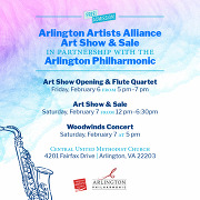 Arlington Artists Alliance & Arlington Philharmonic art show & sale and concerts