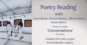 Poetry Reading with Carol Beane, Bennie Herron, Allison Davis, Donny Brocs