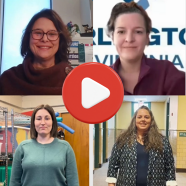 Four of the TR team members: April, Robyn, Alexis, Cat.