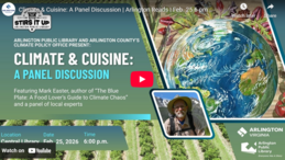 Author Talks Climate and Cuisine