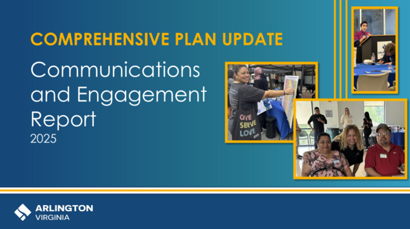 The cover of the Comprehensive Plan Update 2025 Communications and Engagement Report. Click the image of the cover to view the report.