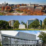 Image featuring the campuses of University of Maryland, George Washington University and East Coast Technical Institute 
