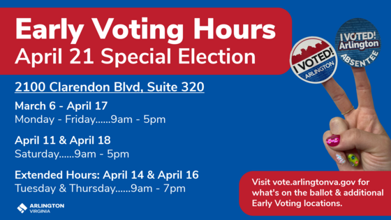 Early Voting flyer