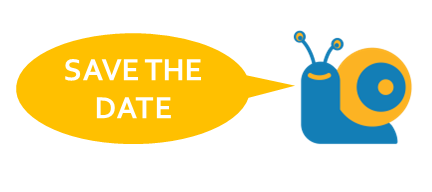 cautionary snail says: save the date