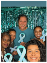 staff at teal day for sexual assault prevention month 2026
