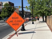 Segment C Lane Closure Sign