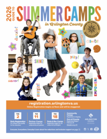 2026 Guide to Summer Camps in Arlington County catalog cover.