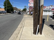 Wilson Boulevard - Obstructed Sidewalk