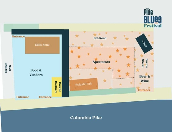Festival grounds map