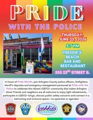 Pride with the Police Flyer