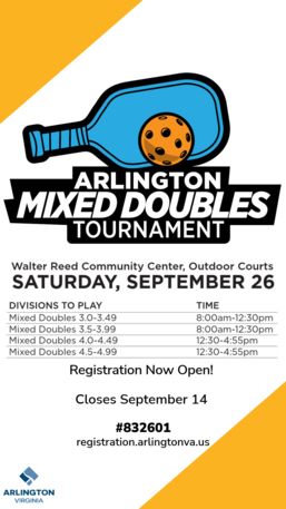 Pickleball Mixed Doubles Tournament