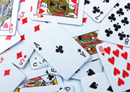 Playing cards.
